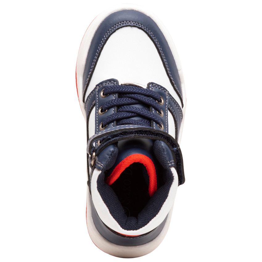 Baskets montantes tricolores avec scratch du 24 au 27 