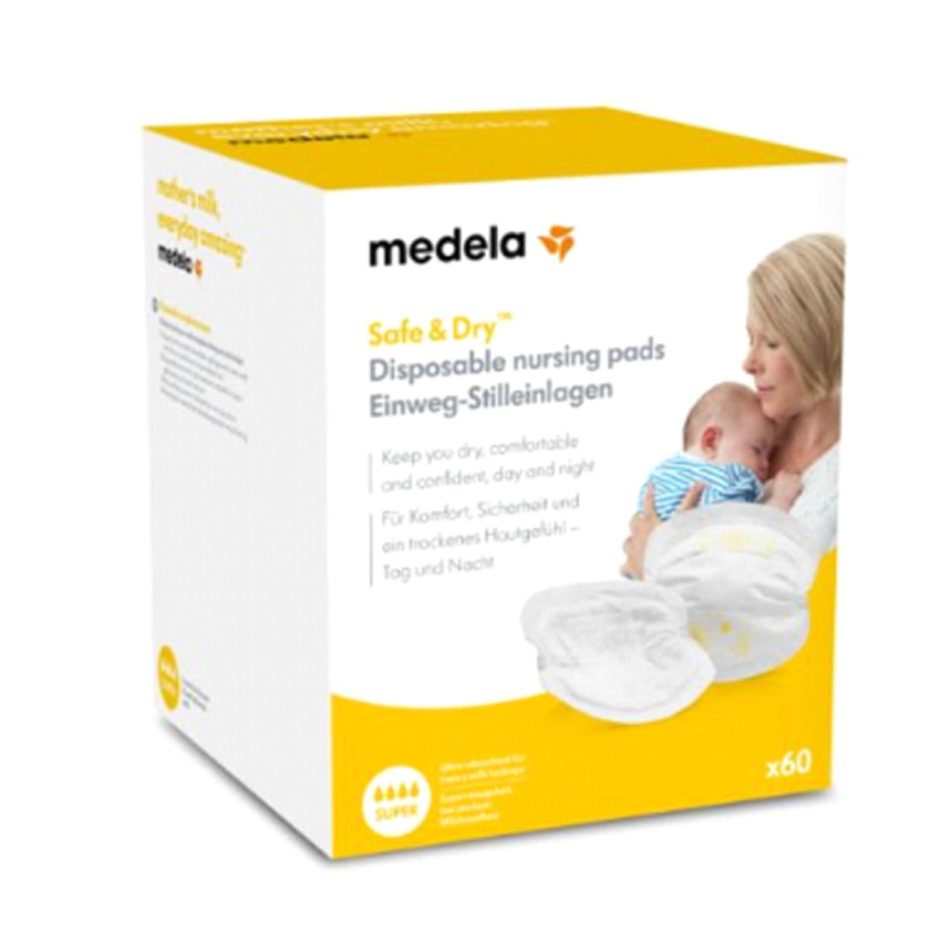 Coussinets allaitement jetables - 60 pièces 