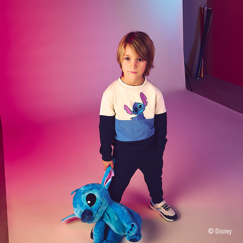 Ensemble joggingbroek + sweatshirt Stitch Disney voor jongen 