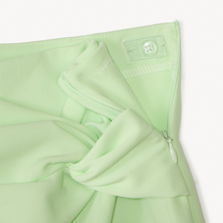 Effen knoop-short meisjes 