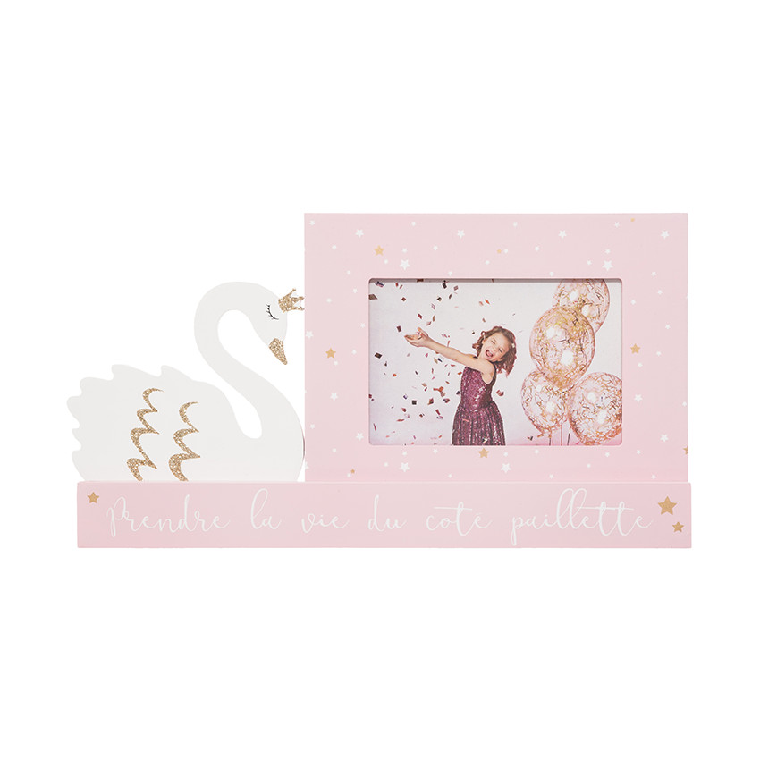 Cadre Cygne - Rose  