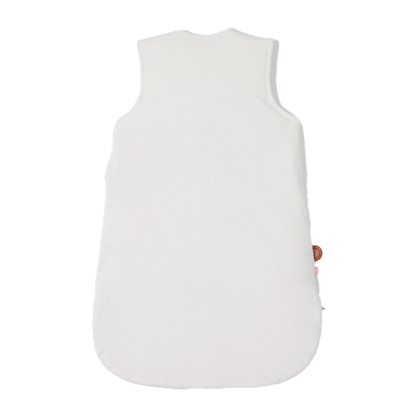 Gigoteuse sans manches en veloudoux Babou 50 cm bicolore 