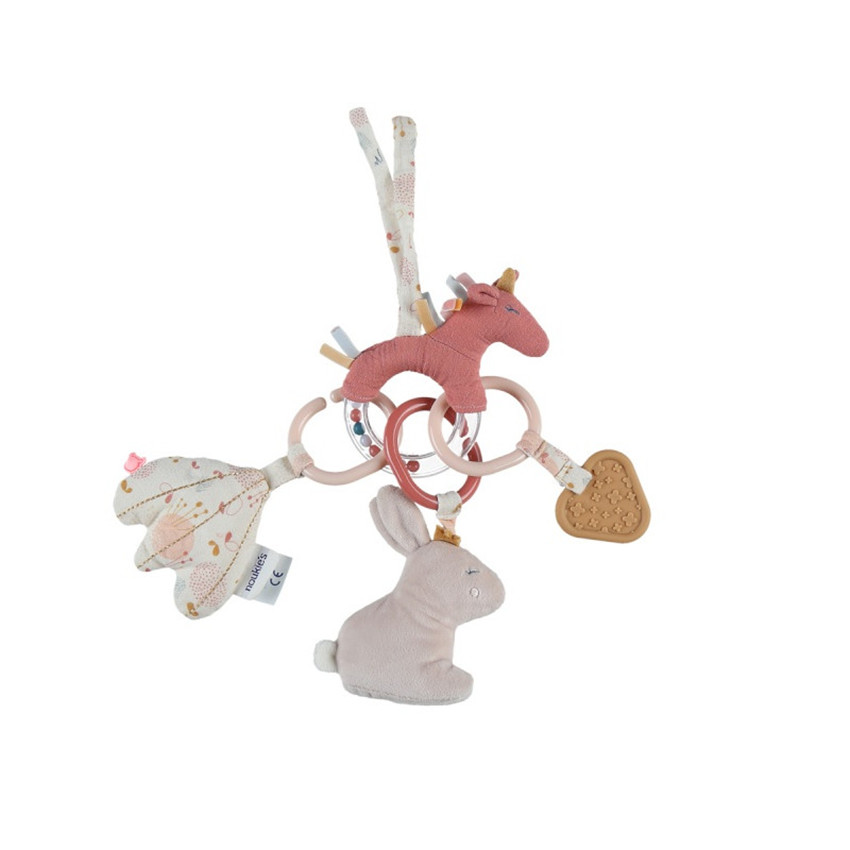 Trousseau d'activités Lina & Joy en veloudoux  