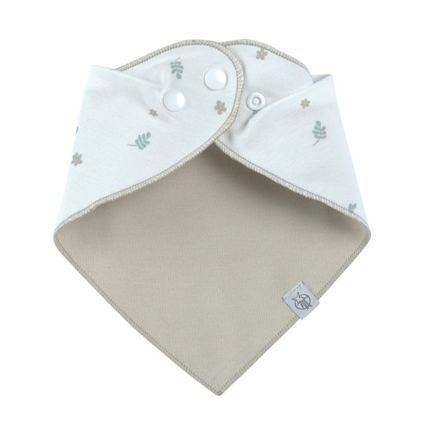 Lot de 2 bavoirs bandanas imperméable Floral 
