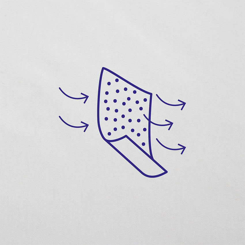 Protège matelas 70x140cm Blanc 