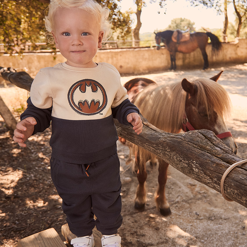 Ensemble sweat Batman Warner + bas de jogging pour bébé garçon 
