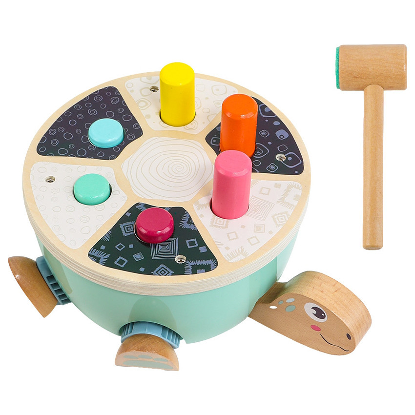 Jeu de Tape-Tape Tortue avec marteau 18m+ 