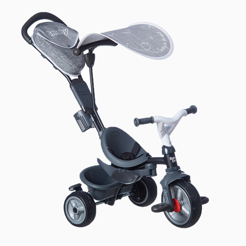 Tricycle évolutif Baby Driver Plus - Gris 