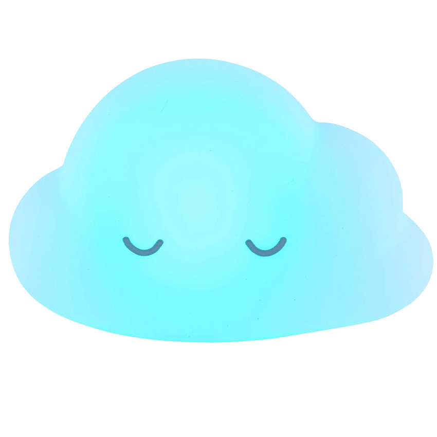 Nachtlamp - Wolk met de afstandsbediening - Wit - 13,5 cm 