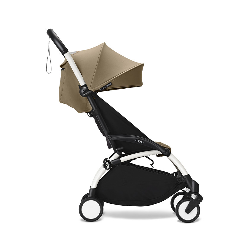Kinderwagen Stokke® YOYO³ vanaf 6 maanden - Frame wit/Toffee 
