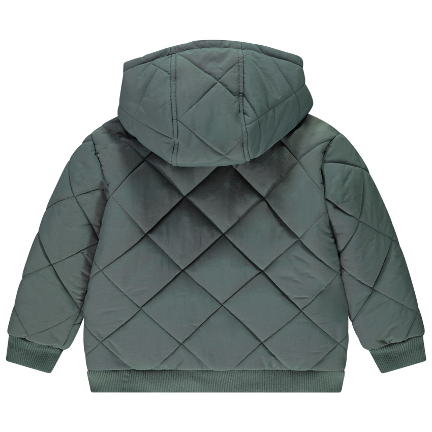 Doudoune uni en nylon avec doublure en micropolaire pour garçon  