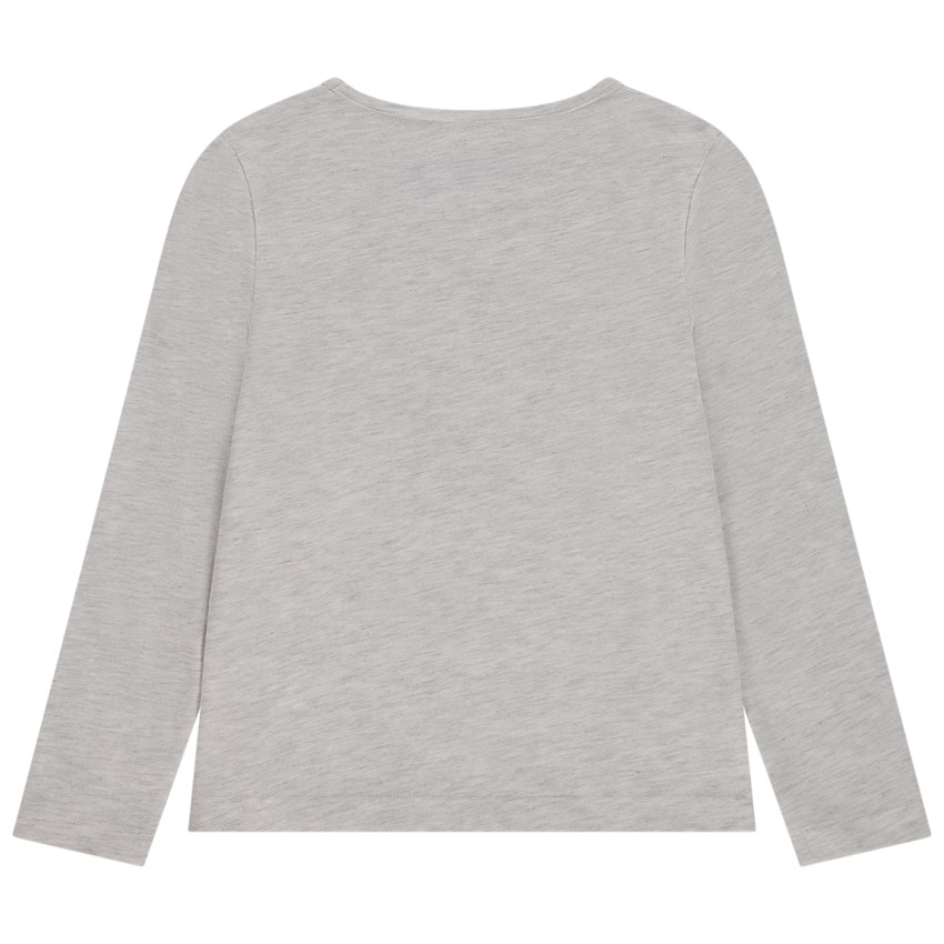 Lange mouwen T-shirt met pailletten en bloemenprint voor meisjes 