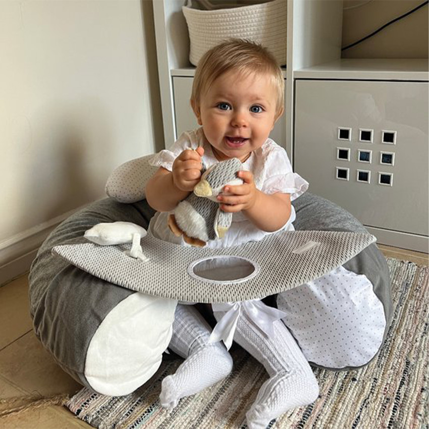 Fauteuil siège de sol gonflable Pingouin 6m+ 