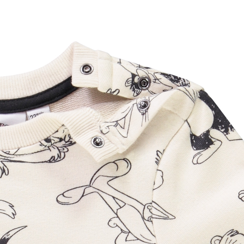Ensemble jogging sweat imprimé Looney Tunes Warner pour bébé garçon 