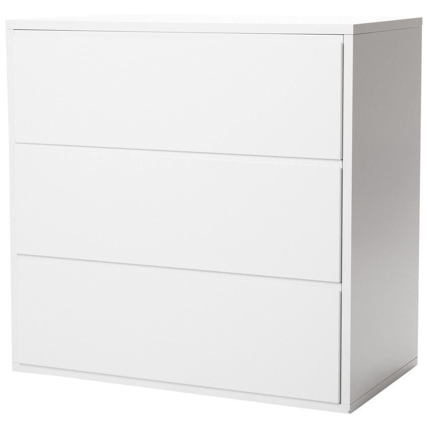 Commode Eden 3 laden - wit 