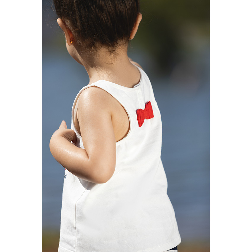 Ensemble de plage débardeur + short en éponge pour bébé fille 