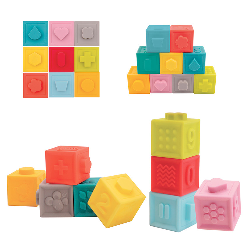Cubes emboitables souples x 9 
