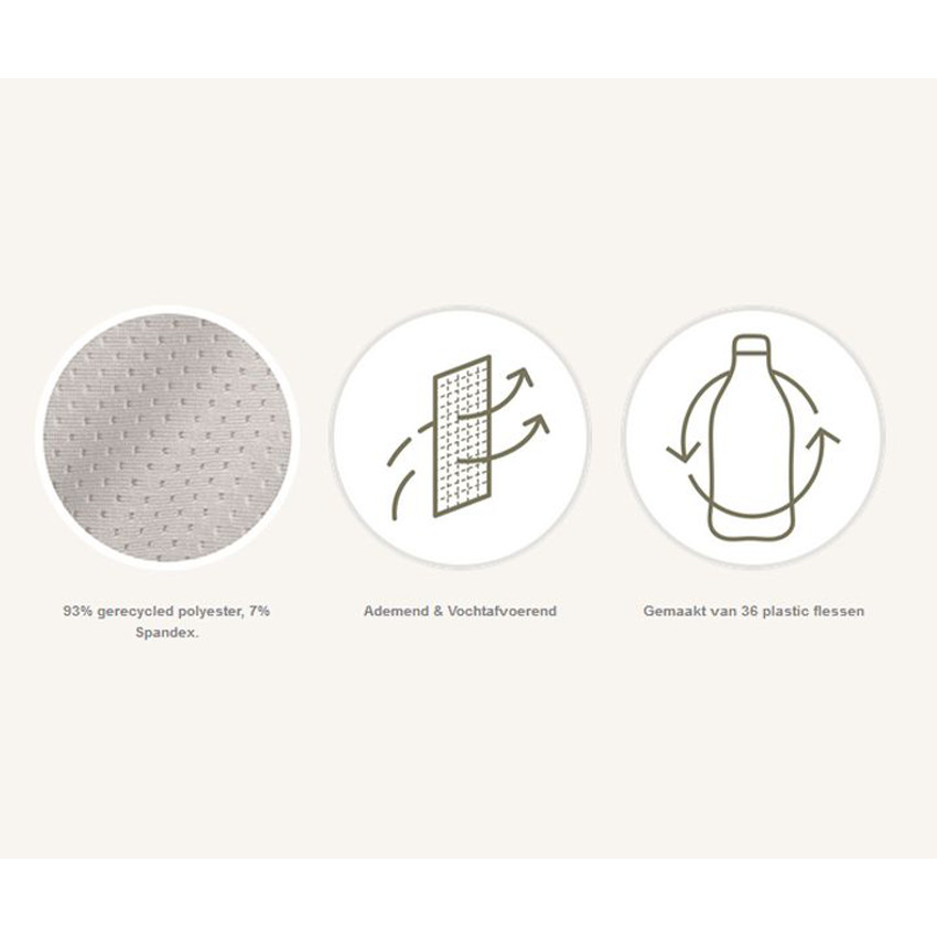 Draagdoek Aura Mesh Stof Grijs  