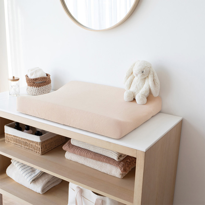 Housse de matelas à langer Terry Uni 50x75cm P'tilu 