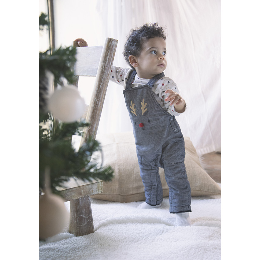 Sous-pull imprimé esprit Noël pour bébé garçon 