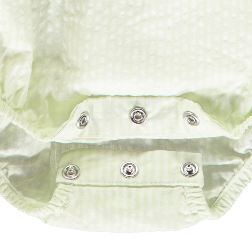 Combi-robe en seersucker imprimé jungle pour bébé fille 