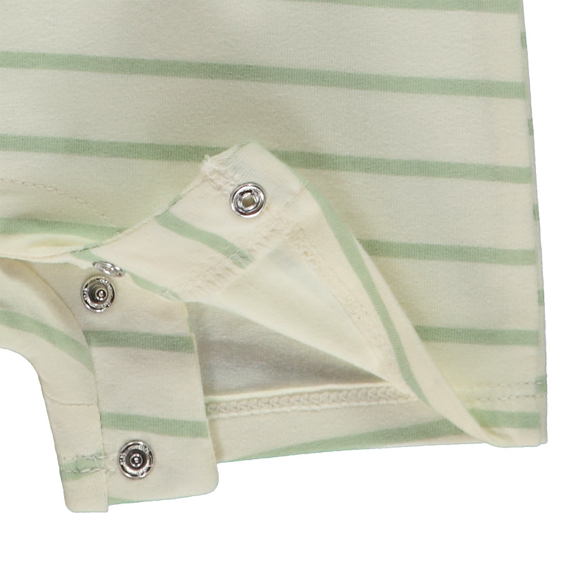 Korte jumpsuit met gestreept gomprint Simba Disney voor babyjongen 