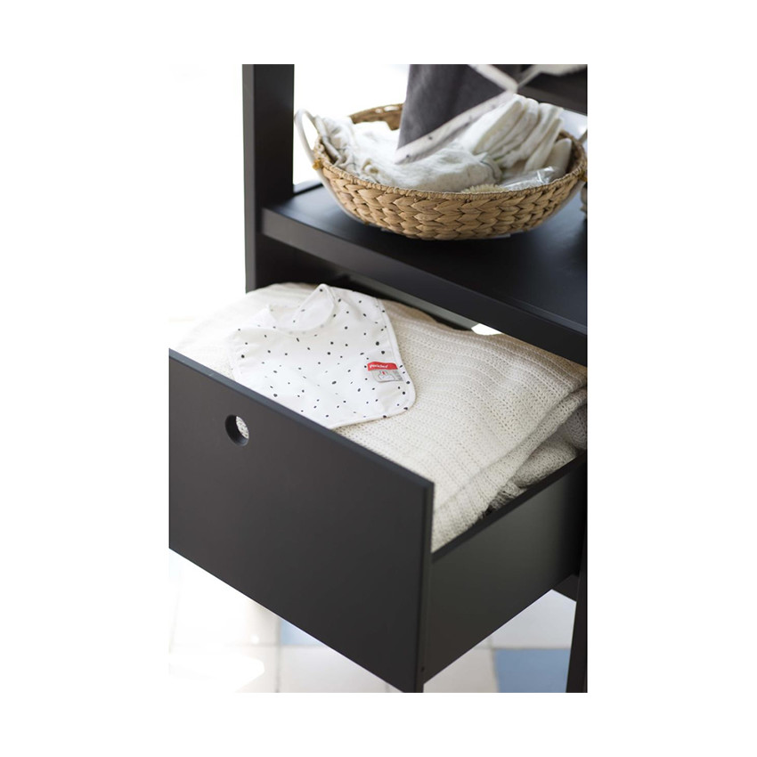 Luiertafel Cindy + Lade softclose Moon Grey 
