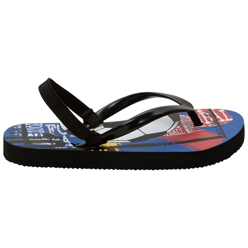 Tongs print ballon de foot et lanière pour garçon 