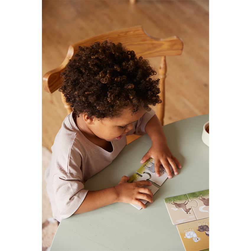 Puzzle set de 10 pièces Les Animaux parents et petits 3ans+ 