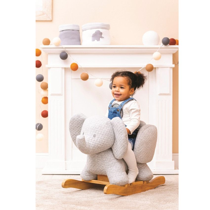 Bascule Tumbo éléphant gris  