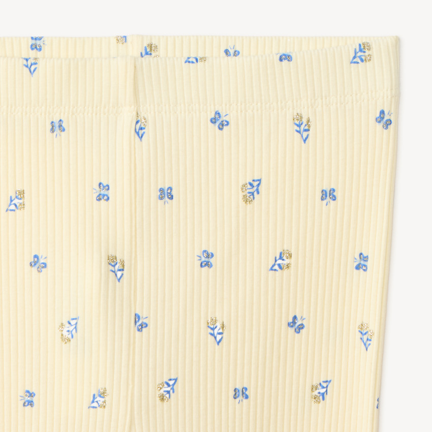 Ensemble sweat + legging print papillons avec sequins pour bébé fille 