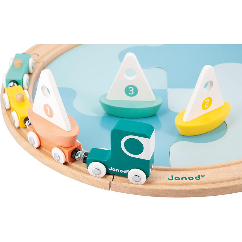 Bolid hengelspel zeilboot met rails 