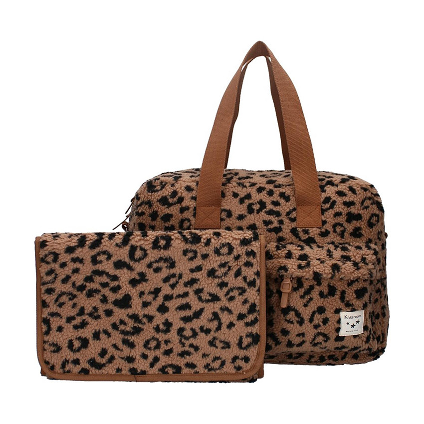 Sac à langer Sherpa Léopard Caramel 