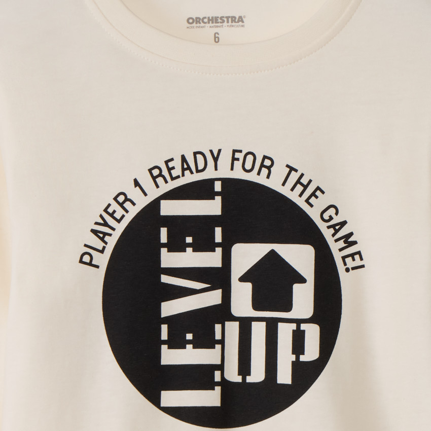 T-shirt met lange mouwen en fantasieprint voor jongens 