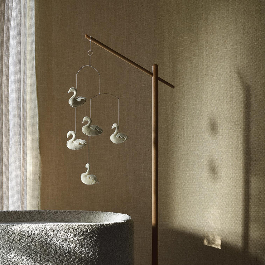 Mobile Cygnes Support en bois Quax non-inclus 