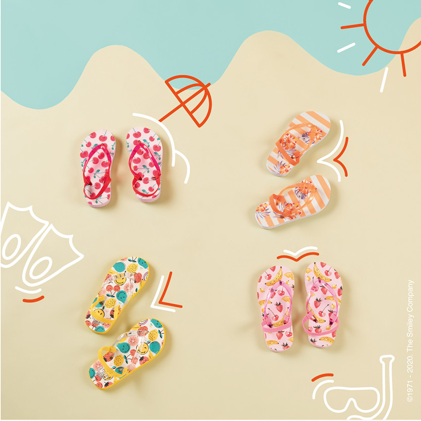 Slippers met bloemen voor meisjes 