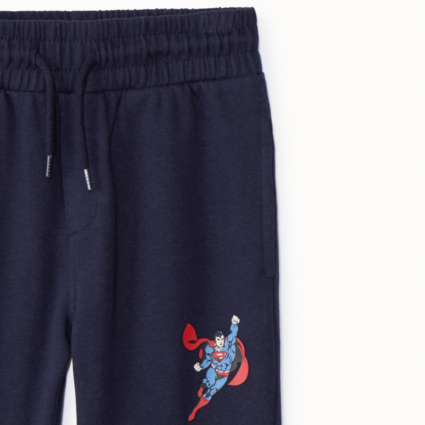 Pantalon de jogging uni Super Man Warner pour garçon 