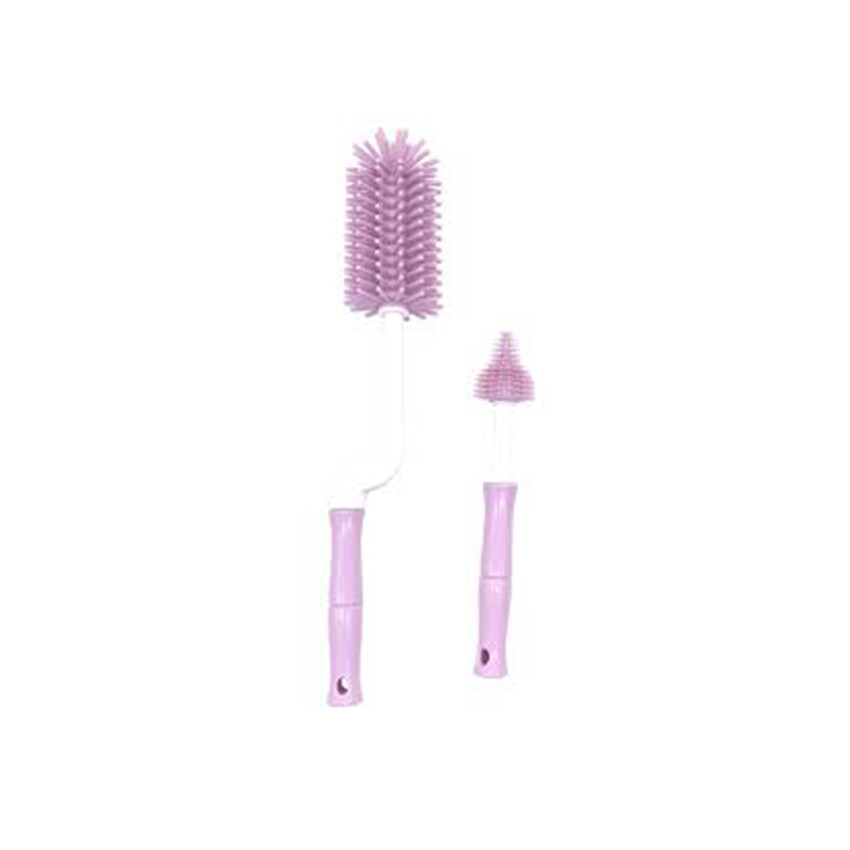Set Goupillon Silicone Rose 