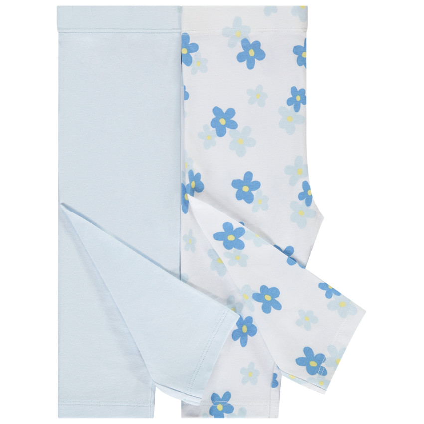 Set van 2 korte boxershorts voor meisjes in jersey 