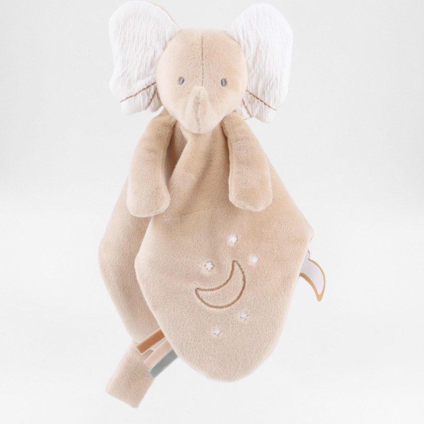Knuffeldoekje Bali de olifant in veloudoux 