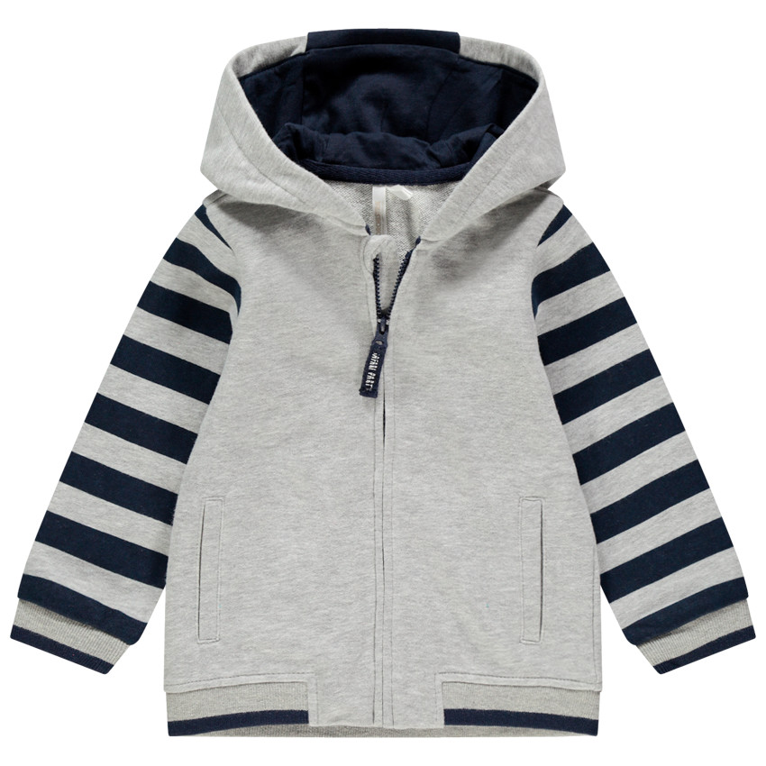 Gilet à capuche en molleton motif animal  