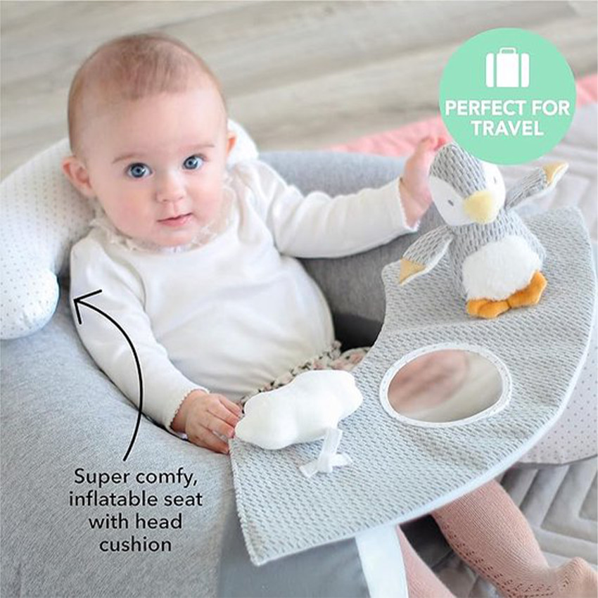 Fauteuil siège de sol gonflable Pingouin 6m+ 