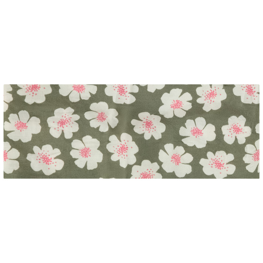 Hoge hoofdband met bloemenprint voor meisjes 