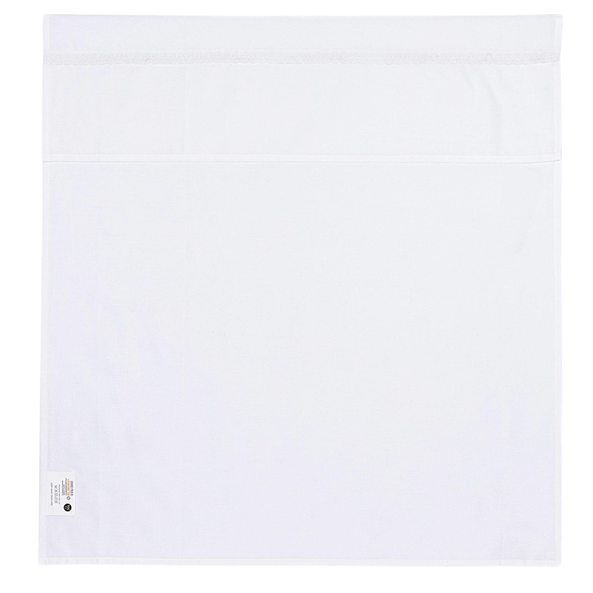 Drap dentelle berceau - 75x100 cm - Blanc 