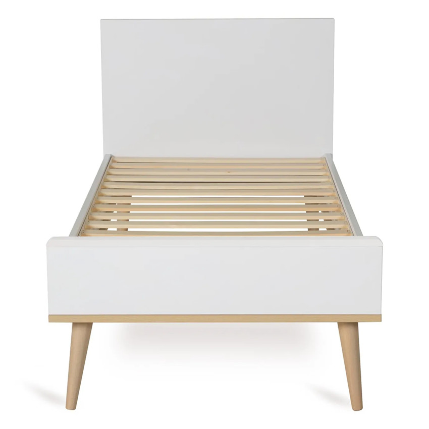 Bed Flow 70x140cm omvormbaar in klein juniorbed 70x170 White 