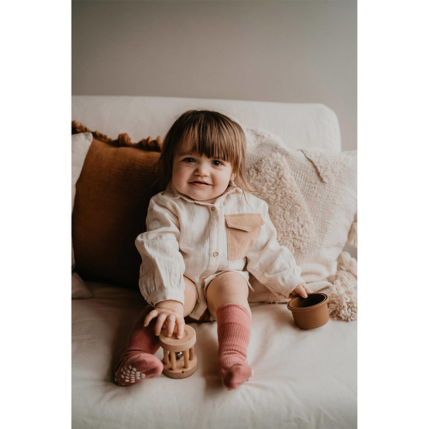 Chaussettes antidérapantes Dusty Clay 18-24M 