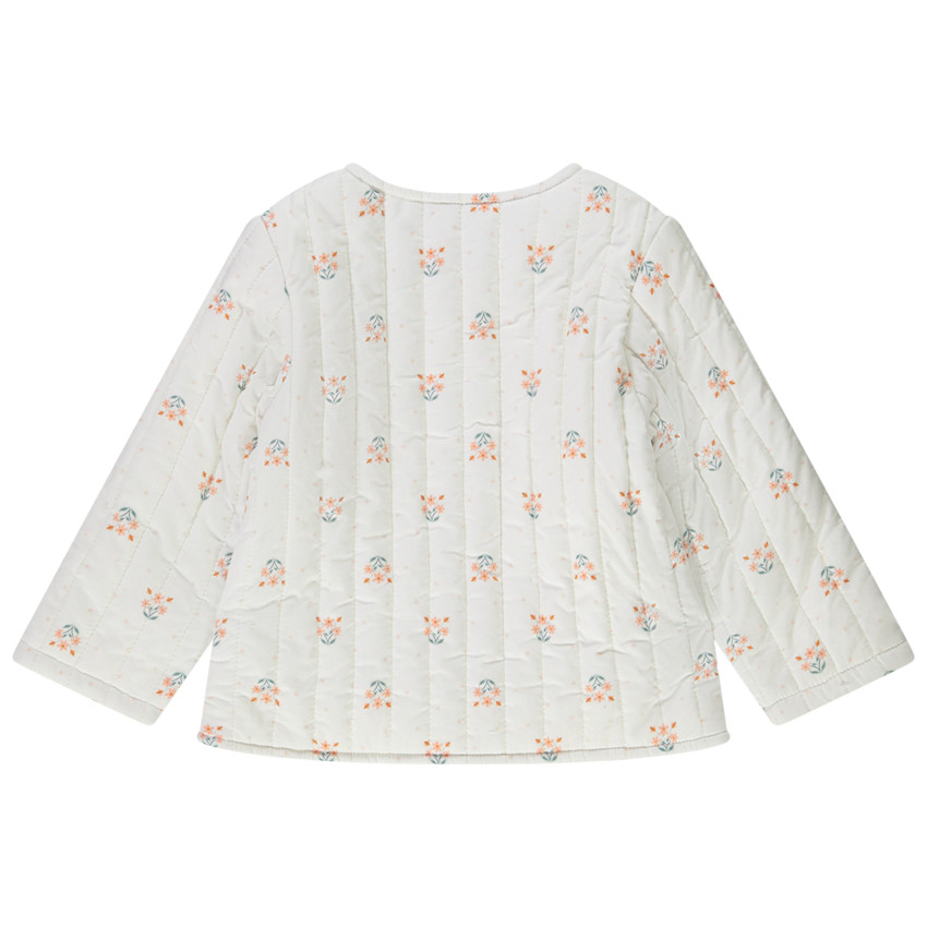 Veste en toile matelassée doublure jersey pour bébé fille 