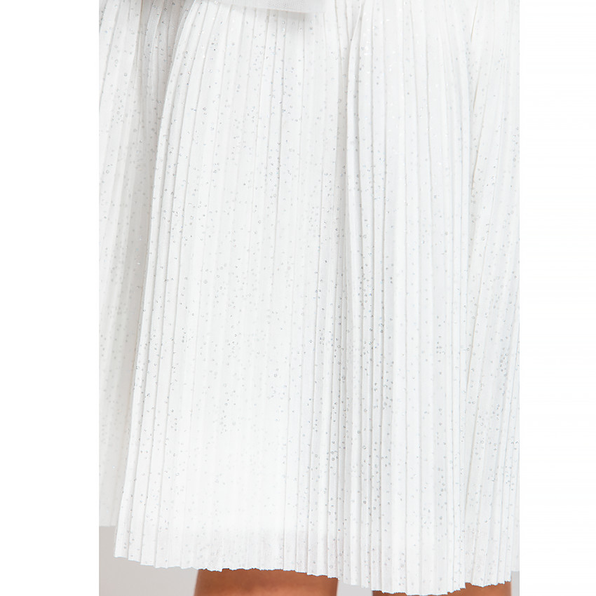 Robe de cérémonie en tulle brodé et glitter pour fille 