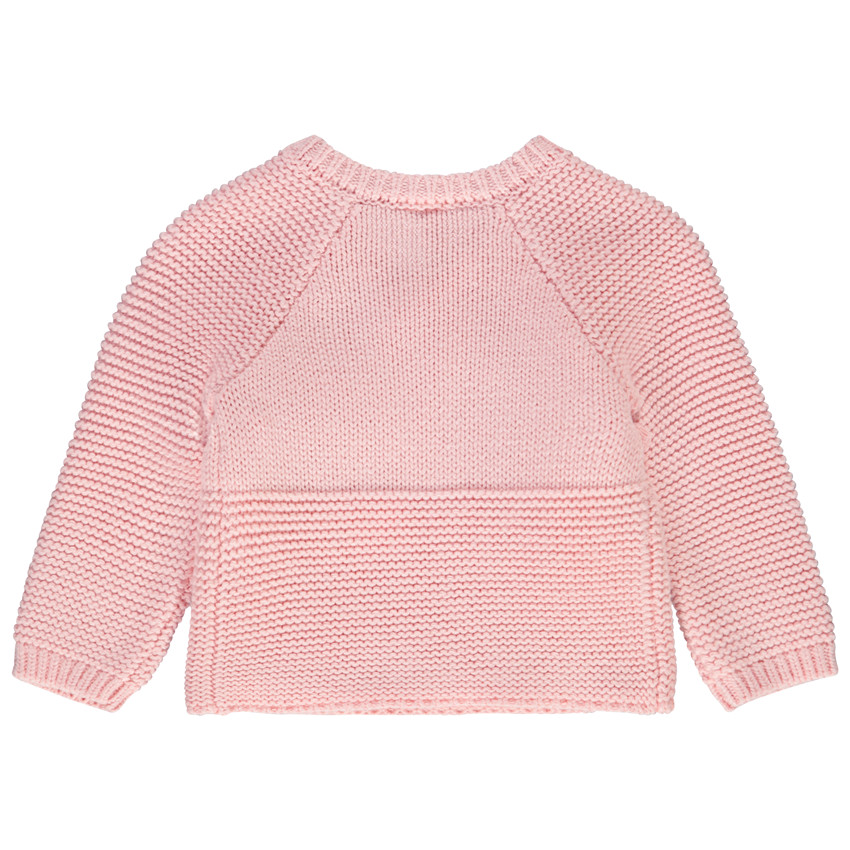 Gilet en tricot style cache-coeur pour bébé prématuré 