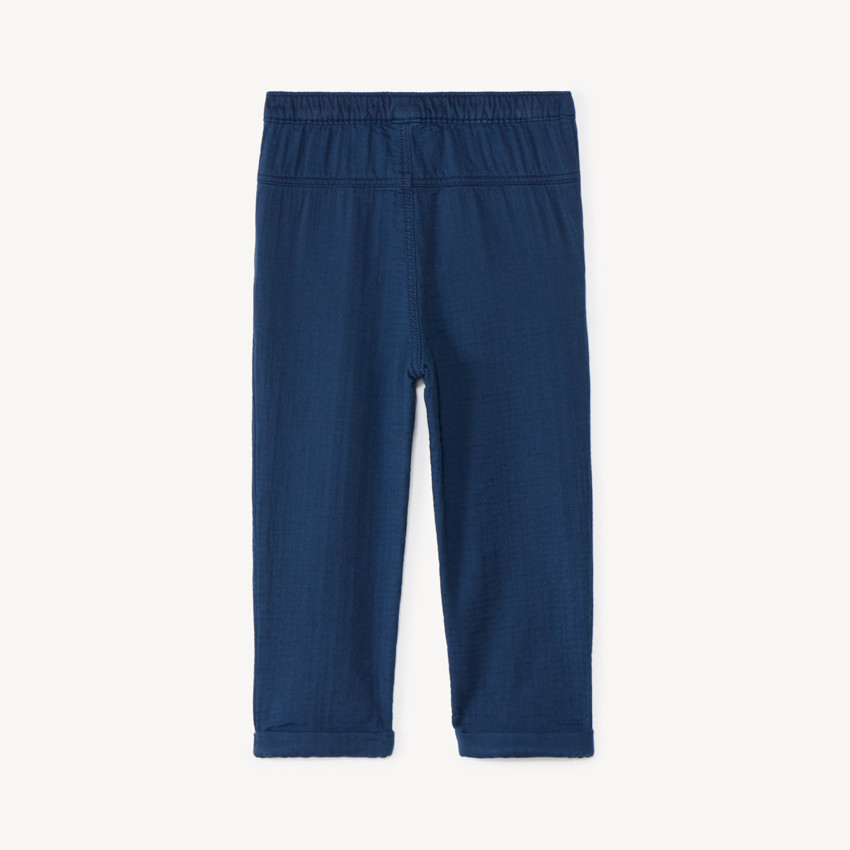 Pantalon uni en toile pour bébé garçon 